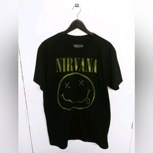 2018 Nirvana Smiley Face T-Shirt Size (L)